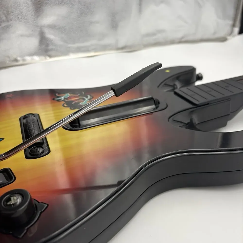 Guitar Hero PS3 Sunburst Wireless Guitar 95451.805 Red Octane no dongle Tested